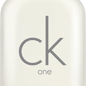 Calvin Klein CK One Unisex Eau de Toilette 100ml Fragrance for Women and Men, Multicolor, citrus, 100 millilitre