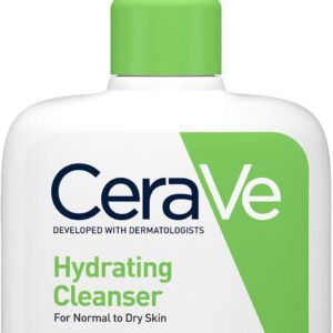 CeraVe Hydrating Cleanser for Normal to Dry Skin 236 ml with Hyaluronic Acid and 3 Essential Ceramides