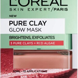 Skin Expert L’Oreal Paris Face Mask Pure Clay Glow, 50 ml