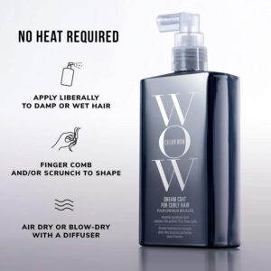 Color Wow Dream Coat Supernatural Spray – Multi-award-winning anti-frizz spray keeps hair frizz-free for days with moisture-repellent anti-humidity technology; glass hair results