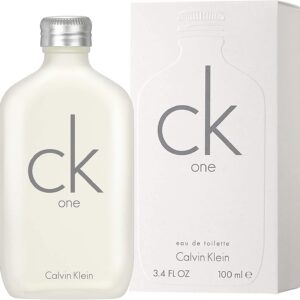 Calvin Klein CK One Unisex Eau de Toilette 100ml Fragrance for Women and Men, Multicolor, citrus, 100 millilitre