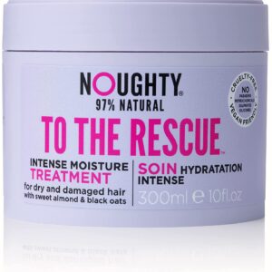 Noughty To The Rescue Treatment Mask, 97% Natural Sulphate Free Vegan Haircare, Hydrating Formula for Dry, Frizzy & Damaged Hair (300ml)