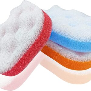Bath Sponge 3pk – Sponges Bath for Exfoliating Body Scrub, Shower Sponge Cleaning Exfoliating Sponge, Shower Use Bath Sponges for Adults, Bathing Accessories